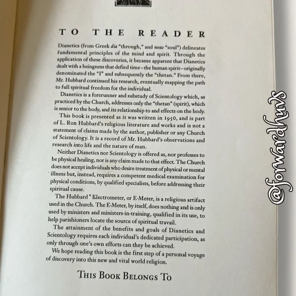 L. Ron Hubbard Dianetics: The Modern Science of Mental Health Paperback